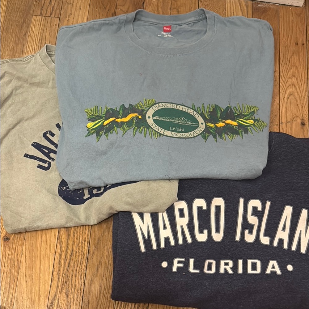 [Lot of 3 Items] 2 Vintage Tees + 1 Sweatshirt